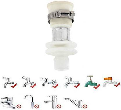 Kedari Enterprises Washing Machine Inlet Hose Faucet Water Adapter Connector- Pack of 2 Tap Adapter