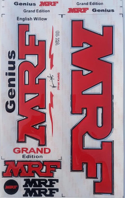 KARKEEN VIRAT KOHLI GRAND EDITION VK18 Bat Sticker(Red)