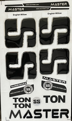 SS Cricket bat sticker 3D Embossed premium qualit Master edition Bat Sticker(Multicolor)