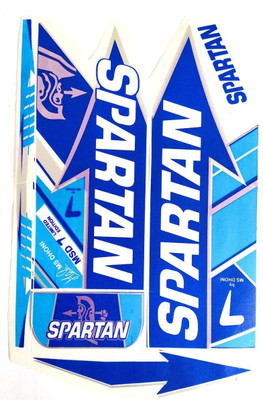 MILLIONS JOY ms dhoni msd7 blue-11 Bat Sticker(Blue)