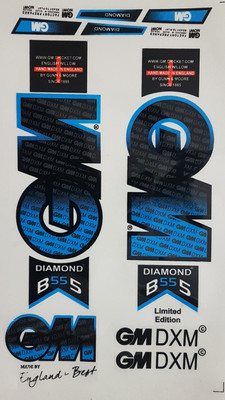 Kyrios GM Cricket Bat Sticker Diamond B55S Limited Edition Bat Sticker(Multicolor)