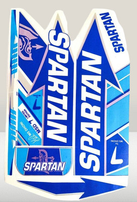 MILLIONS JOY ms dhoni msd7 blue-12 Bat Sticker(Blue)