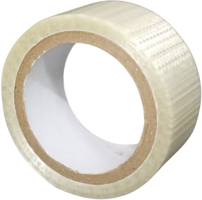 GJSHOP Fiberglass Safety Anti Crack Water Proof Cricket Bat Face Fiber Tape Roll Protection Tape(White)