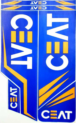 CEAT HITMAN CEAT CRICKET BAT STICKER Bat Sticker(Blue)