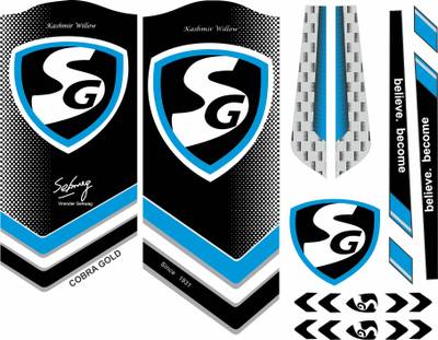 SG DXM SAVAGE EDITION CRICKET BAT STICKER Bat Sticker