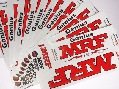 MILLIONS JOY 1x virat kohli geniuse red-15 Bat Sticker(Red)