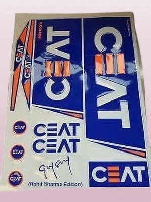 MILLIONS JOY rohit shrama blue-11 Bat Sticker(Blue)