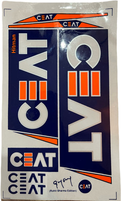 VSM CEATMSS-2D-STICKER Bat Sticker(Blue, Orange, White)