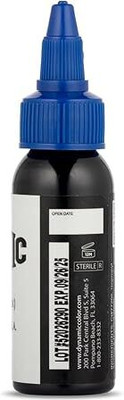 Shield plus TBK (Triple Black) Dynamic Professional 1oz Tattoo Ink(Black 30 ml)