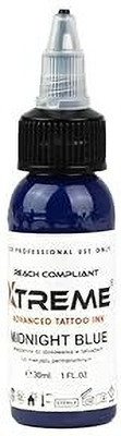 Shield plus Xtreme Ink Midnight Blue 1/2oz Tattoo Ink(Blue 15 ml)