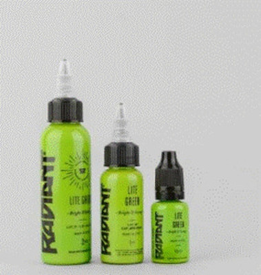 Shield plus Radiant LIte Green 1/2oz Tattoo Ink(Green 15 ml)
