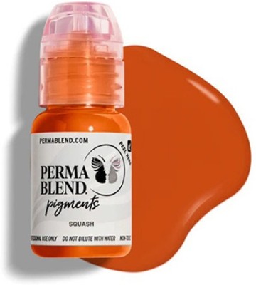 Mumbai Tattoo PERMA BLEND PIGMENTS SQUASH Tattoo Ink(Orange 15 ml)