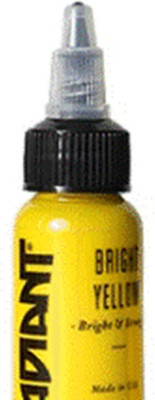 Shield plus Radiant Bright Yellow 1/2oz Tattoo Ink(Yellow 15 ml)