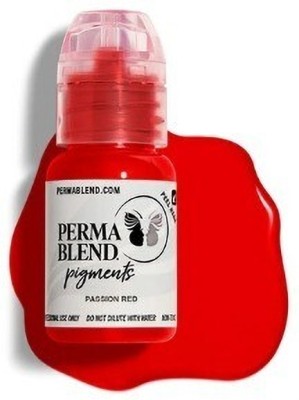 Mumbai Tattoo PERMA BLEND PIGMENTS PASSION RED Tattoo Ink(Red 15 ml)