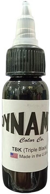 DYNAMIC Triple Black Tattoo Ink - 1 oz. Bottle Tattoo Ink(Black 30 ml)