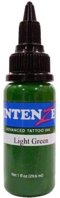 Mumbai Tattoo INTENZE INK LIGHT GREEN 1oz Tattoo Ink(Green 30 ml)