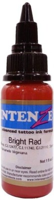 Mumbai Tattoo INTENZE INK BRIGHT RED 1oz Tattoo Ink(Red 30 ml)