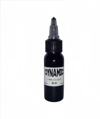 DYNAMIC Professional Tattoo Ink Black (1 oz) Tattoo Ink(Black 30 ml)