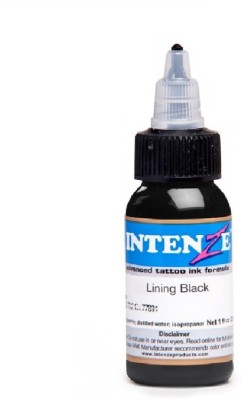 Intenze Lining Black 1oz (30 ml) Tattoo Ink(Black 30 ml)