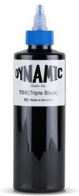 DYNAMIC Triple TBK Black Tattoo Ink 8oz (240 ml) Tattoo Ink(Black 240 ml)