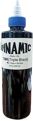 DYNAMIC Triple Black Tattoo Ink Tattoo Ink(Black 237 ml)