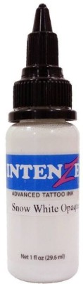 Mumbai Tattoo INTENZE SNOW WHITE 1oz Tattoo Ink(White 30 ml)