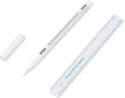 Shield plus Marker Pen with Paper Ruler Skin Marker Eyebrow Permanent Makeup-1MM Temporary Tattoo Kit