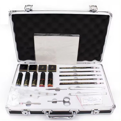 BIOMASER Professional Eyebrow Microblading Kit Embroidery Pen with Pigment Permanent Tattoo Kit