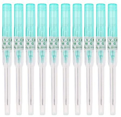 Shield plus 18G PEN CANNULA NEEDLE/PIERCING NEEDLE/ IV CATHETER NEEDLE(10 PCS) Temporary Tattoo Kit