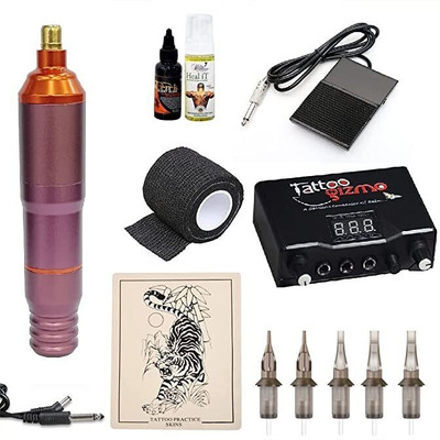 Tattoo gizmo Nova V4 Pen Machine With Cartridge Permanent Tattoo Kit