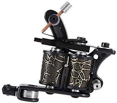 RAJry Coil Tattoo Machine Black Temporary Tattoo Kit
