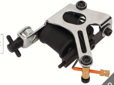Shield plus Coil Tattoo Machine(Silver 10 wrap Liner Tattoo Lightweight Coil Machine)