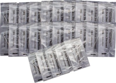 Mumbai Tattoo 18G PIERCING NEEDLE (PACK OF 25 ) Disposable Round Tattoo Needles(Pack of 25)