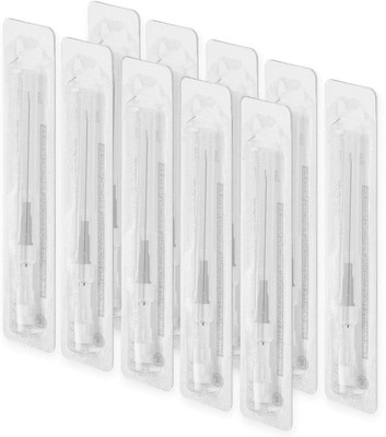 Shield plus 16G CANNULA NEEDLES DISPOSABLE (10 PCS) Disposable Flat Tattoo Needles(Pack of 10)