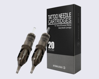 Mumbai Tattoo Tattoo Needle Cartridge 11RL Black Box ( Pack Of 20 ) Disposable Round Liner Tattoo Needles(Pack of 20)