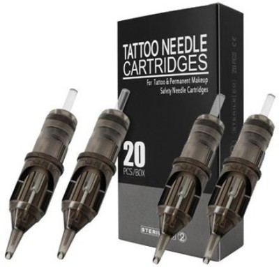 Mumbai Tattoo Tattoo Needle Carttridge 5RL Black ( Pack Of 20 ) Disposable Round Liner Tattoo Needles(Pack of 20)