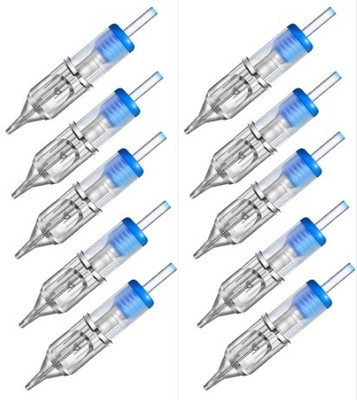Shield plus Tattoo Needle Cartridge 5RS – Precision Round Shader Tattoo Machine Disposable Round Shader Tattoo Needles(Pack of 10)