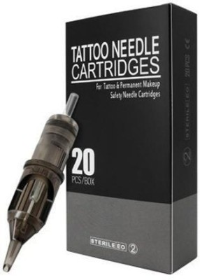 Mumbai Tattoo Tattoo Needle Cartridge 5RL Black Box ( Pack Of 20 ) Disposable Round Liner Tattoo Needles(Pack of 20)