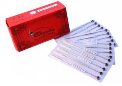 Mumbai Tattoo RED 5M1 MIX BOX (PACK OF 50) Disposable Magnum, Magnum Liner, Magnum Shader Tattoo Needles(Pack of 50)