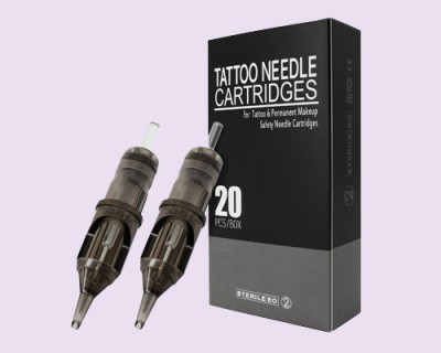 Mumbai Tattoo Tattoo Needle Cartridge 11RS Black Box ( Pack Of 20 ) Disposable Round Shader Tattoo Needles(Pack of 20)