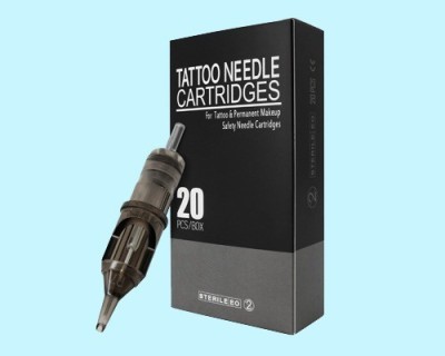 Mumbai Tattoo Tattoo Needle Cartridge 5RM Black Box ( Pack Of 20 ) Disposable Magnum Tattoo Needles(Pack of 20)