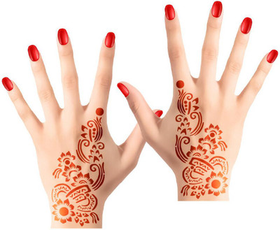 APCUTE Stencil henna design hand-A-47(Stencil henna design hand)