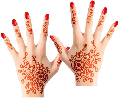 APCUTE Stencil mehndi design for hands-A-32(Stencil mehndi design for hands)