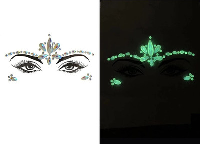 S.A.V.I 3D Glow in dark, Luminous Crystal Diamond 3D Rhinestone Faces Jewels F(3D Glow in dark, Luminous Crystal Diamond 3D Rhinestone Faces Jewels F)