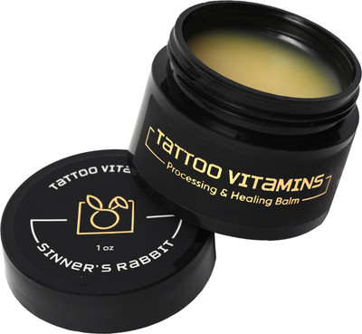 Tattoo gizmo Sinner's Rabbit Tattoo Vitamins - Processing and Healing Balm-1oz(Healing Cream)