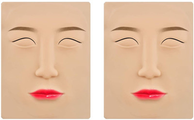 Bella Faccia Fake Skins for Eyebrow Eyeline Lip 2 Sheets 3D Microblading (P3)(FACE)