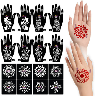 APCUTE Mehendi stencil set(Mehendi stencil set)