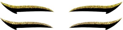 Comet Busters Glitter Gold and Yellow Gold Eyeliner Stickers (EL050)(Eyeliner Stickers)