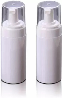 Shield plus Empty Foam Soap Bottles (150 ml, Clear) - Pack of 2(ROUND)