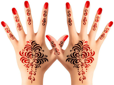 APCUTE Mehendi stencil combo-A-186(Mehendi stencil combo)